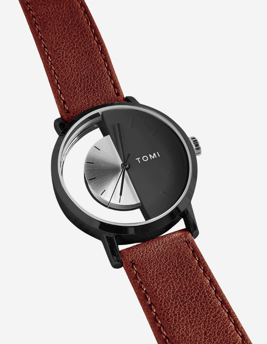 ExecutiveSet Brown Luxury Business Gift Box (Watch + Wallet + Pen)