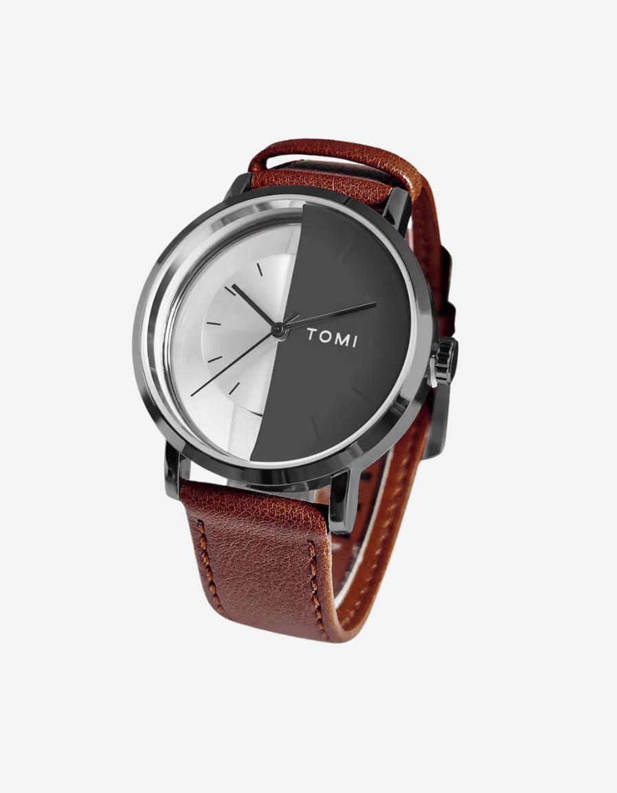 ExecutiveSet Brown Luxury Business Gift Box (Watch + Wallet + Pen)