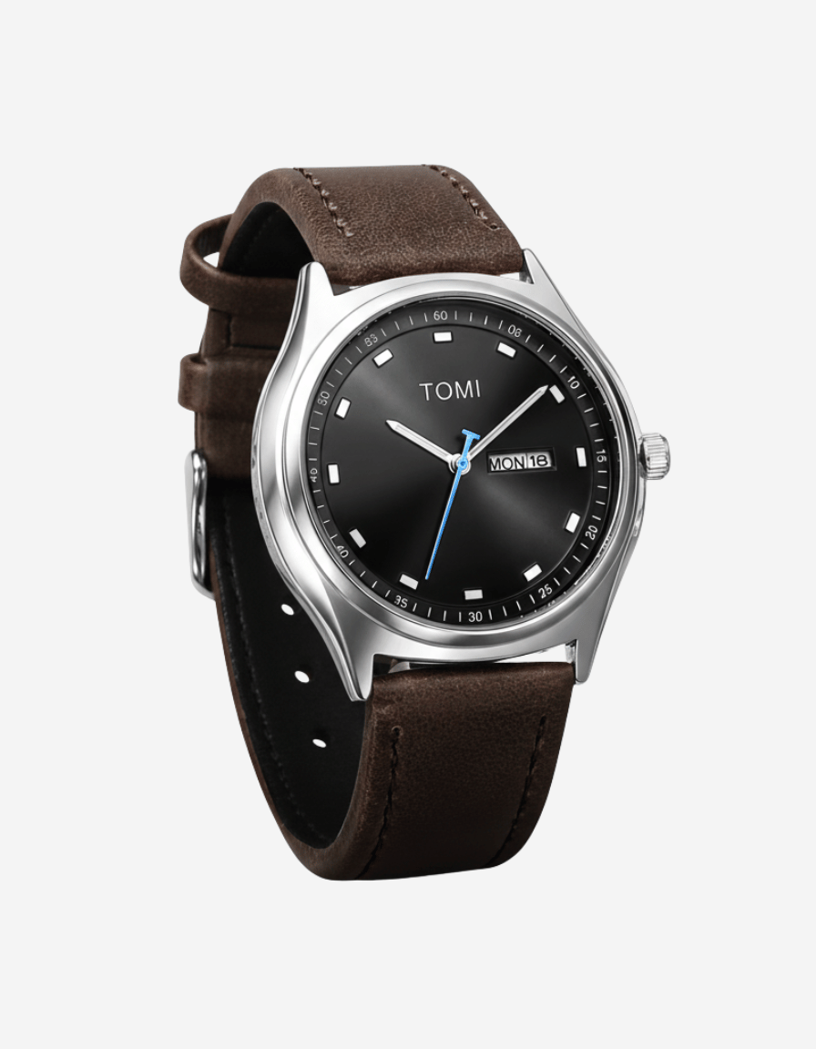 Daymark Brown Classic Analog Calendar Watch