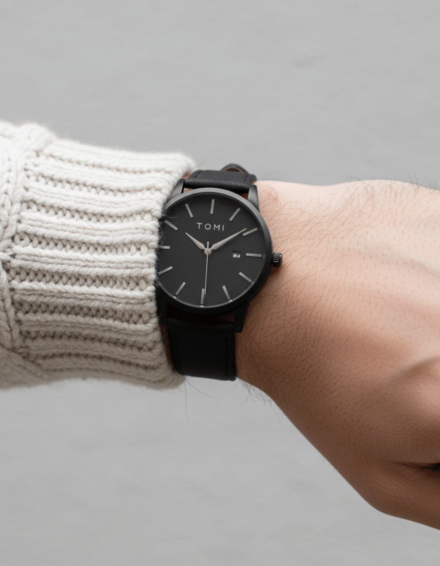 UrbanSlate Black Quartz Classic Analog Watch