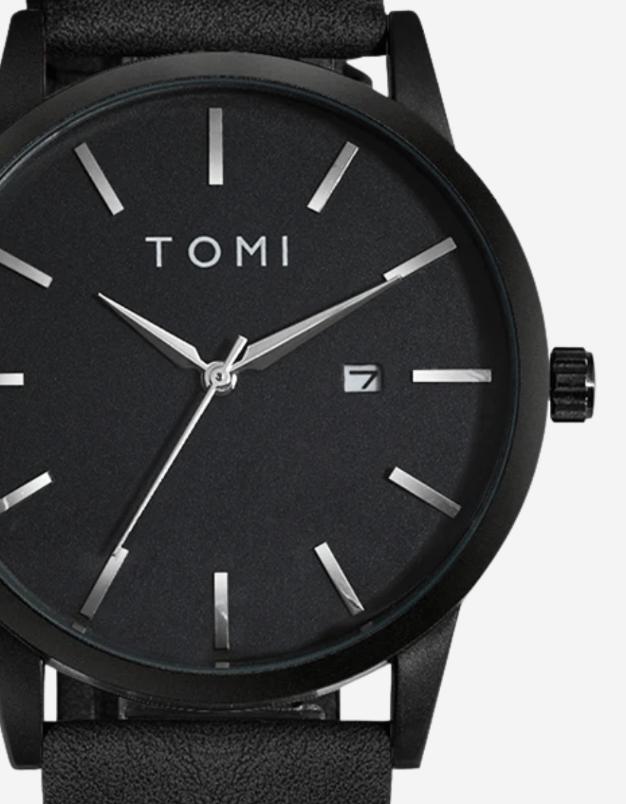 UrbanSlate Black Quartz Classic Analog Watch