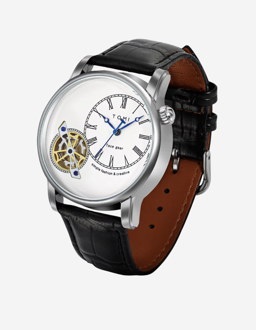 ImperialGear Silver Gift Box Quartz Analog with Two Straps