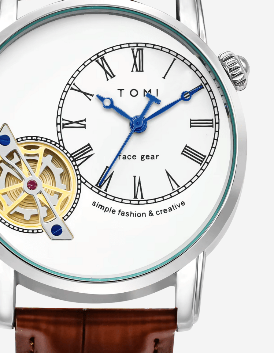 ImperialGear Silver Gift Box Quartz Analog with Two Straps